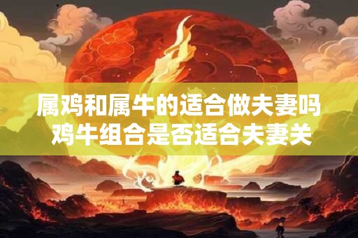 属鸡和属牛的适合做夫妻吗 鸡牛组合是否适合夫妻关系