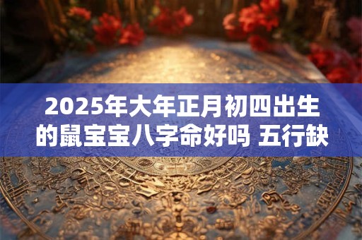 2025年大年正月初四出生的鼠宝宝八字命好吗 五行缺什么