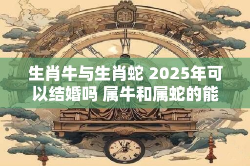 生肖牛与生肖蛇 2025年可以结婚吗 属牛和属蛇的能在一起吗