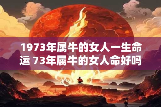1973年属牛的女人一生命运 73年属牛的女人命好吗