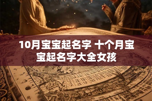 10月宝宝起名字 十个月宝宝起名字大全女孩