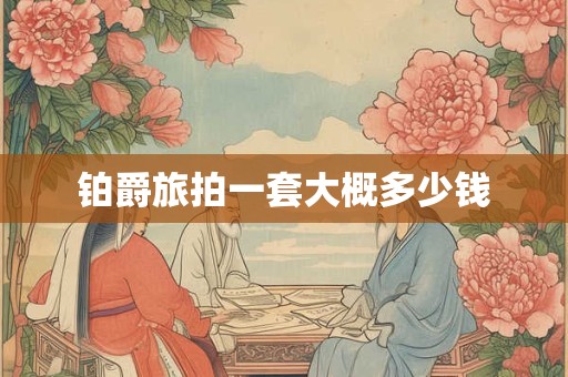 铂爵旅拍一套大概多少钱