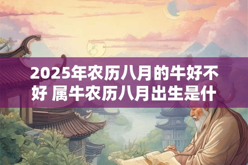 2025年农历八月的牛好不好 属牛农历八月出生是什么命