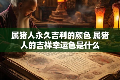 属猪人永久吉利的颜色 属猪人的吉祥幸运色是什么 属猪人永久吉利的颜色 属猪人的吉祥幸运色是什么