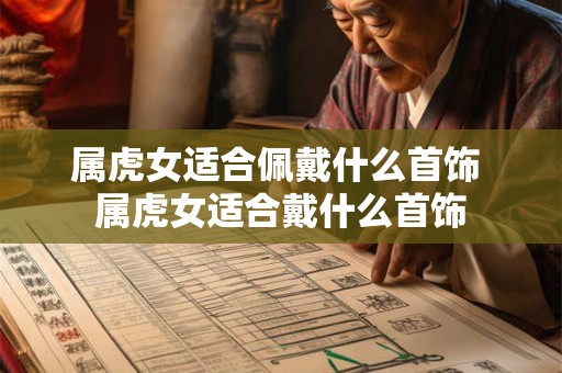 属虎女适合佩戴什么首饰 属虎女适合戴什么首饰