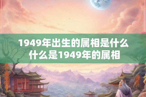 1949年出生的属相是什么 什么是1949年的属相