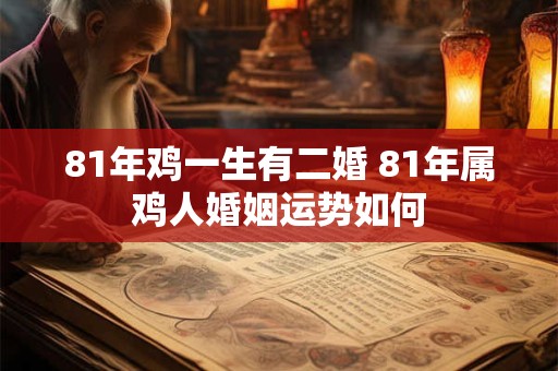 81年鸡一生有二婚 81年属鸡人婚姻运势如何 81年鸡一生有二婚 81年属鸡人婚姻运势如何