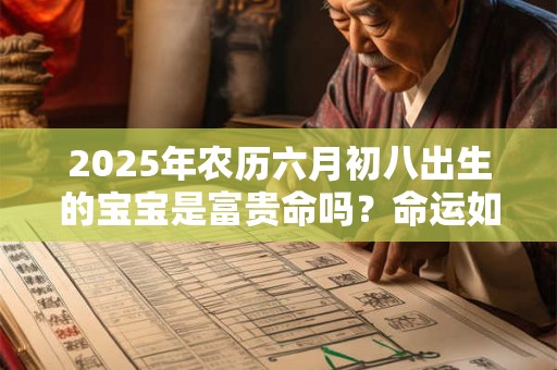 2025年农历六月初八出生的宝宝是富贵命吗？命运如何？