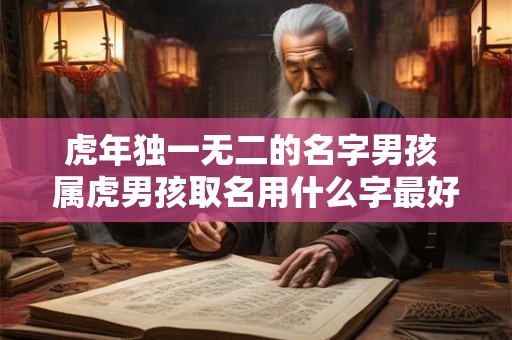 虎年独一无二的名字男孩 属虎男孩取名用什么字最好