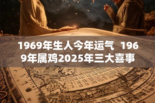 1969年生人今年运气  1969年属鸡2025年三大喜事