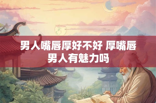 男人嘴唇厚好不好 厚嘴唇男人有魅力吗