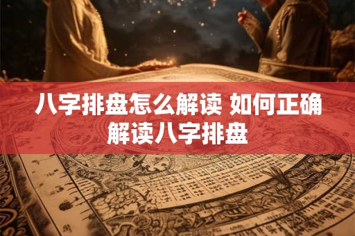 八字排盘怎么解读 如何正确解读八字排盘
