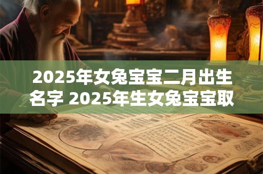 2025年女兔宝宝二月出生名字 2025年生女兔宝宝取什么名字 2025年女兔宝宝二月出生名字 2025年生女兔宝宝取什么名字