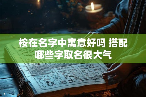 桉在名字中寓意好吗 搭配哪些字取名很大气