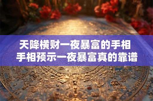 天降横财一夜暴富的手相 手相预示一夜暴富真的靠谱吗