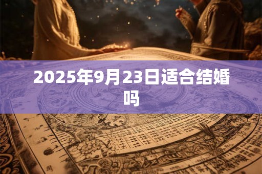 2025年9月23日适合结婚吗