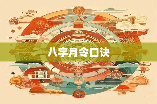 八字月令口诀