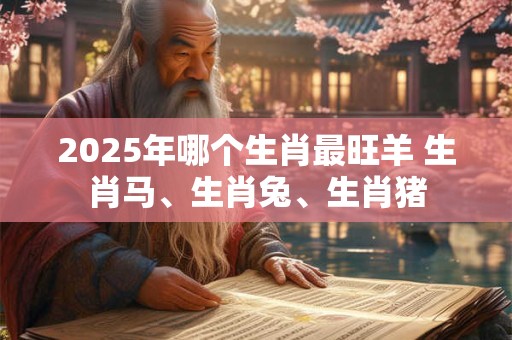 2025年哪个生肖最旺羊 生肖马、生肖兔、生肖猪