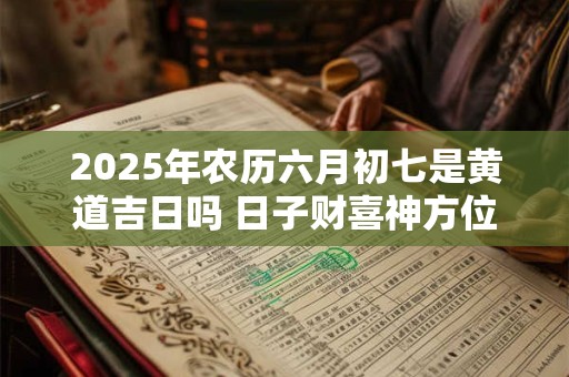 2025年农历六月初七是黄道吉日吗 日子财喜神方位