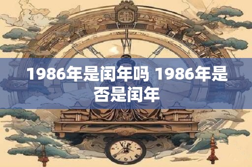 1986年是闰年吗 1986年是否是闰年