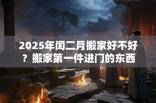 2025年闰二月搬家好不好？搬家第一件进门的东西