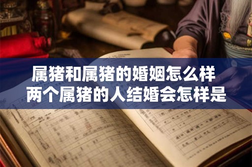 属猪和属猪的婚姻怎么样 两个属猪的人结婚会怎样是否适合