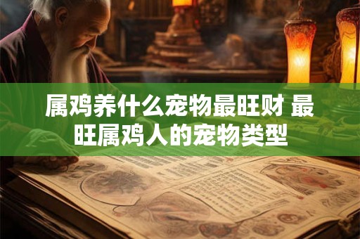 属鸡养什么宠物最旺财 最旺属鸡人的宠物类型