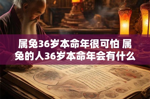 属兔36岁本命年很可怕 属兔的人36岁本命年会有什么可怕的事情发生