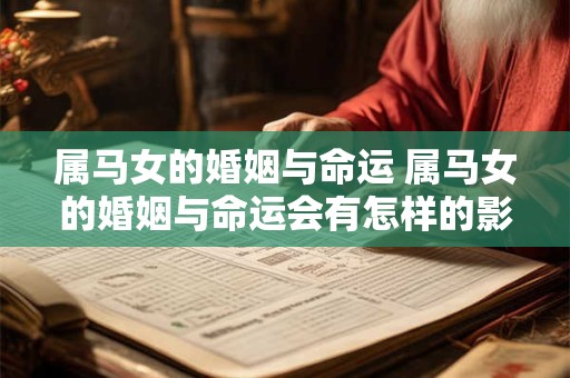 属马女的婚姻与命运 属马女的婚姻与命运会有怎样的影响