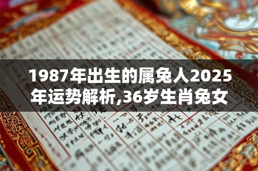 1987年出生的属兔人2025年运势解析,36岁生肖兔女运程