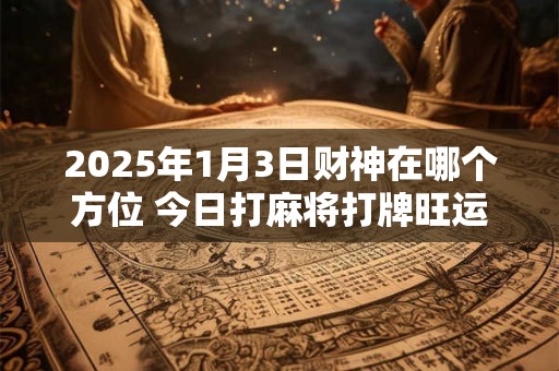 2025年1月3日财神在哪个方位 今日打麻将打牌旺运方位