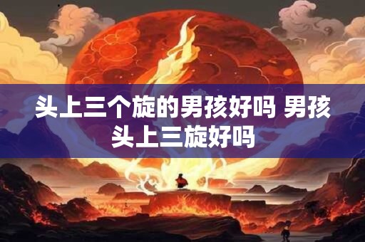 头上三个旋的男孩好吗 男孩头上三旋好吗