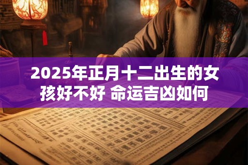 2025年正月十二出生的女孩好不好 命运吉凶如何