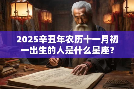 2025辛丑年农历十一月初一出生的人是什么星座？