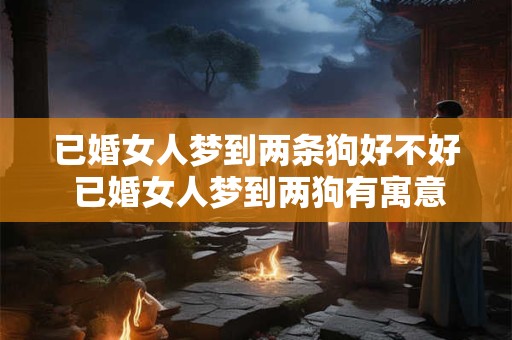 已婚女人梦到两条狗好不好 已婚女人梦到两狗有寓意
