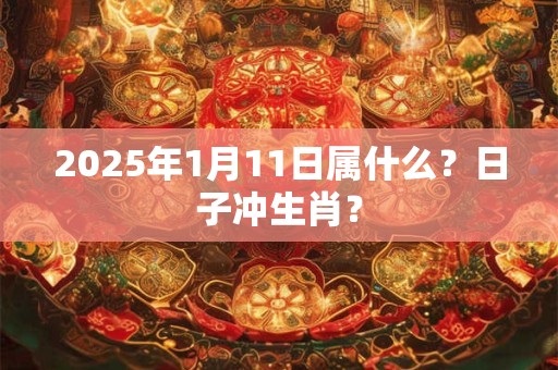 2025年1月11日属什么？日子冲生肖？