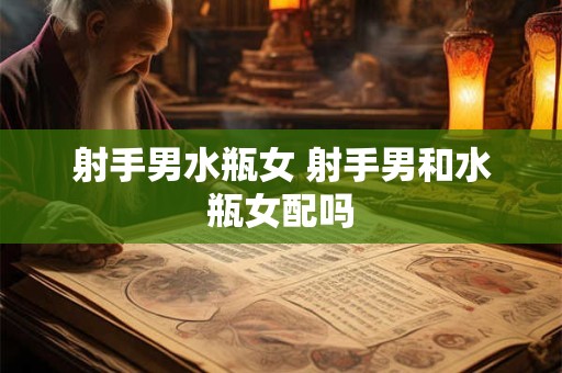 射手男水瓶女 射手男和水瓶女配吗