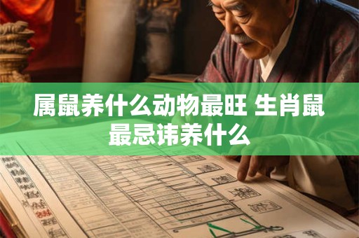 属鼠养什么动物最旺 生肖鼠最忌讳养什么