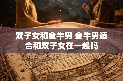 双子女和金牛男 金牛男适合和双子女在一起吗