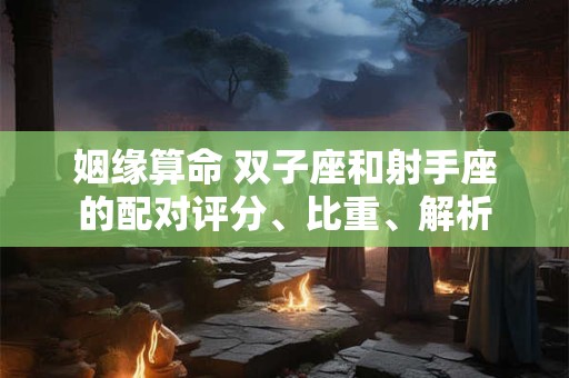 姻缘算命 双子座和射手座的配对评分、比重、解析