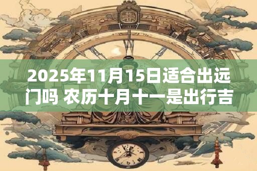 2025年11月15日适合出远门吗 农历十月十一是出行吉日吗