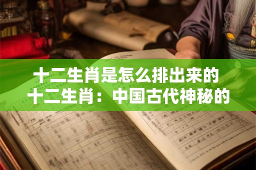 十二生肖是怎么排出来的 十二生肖：中国古代神秘的排列密码