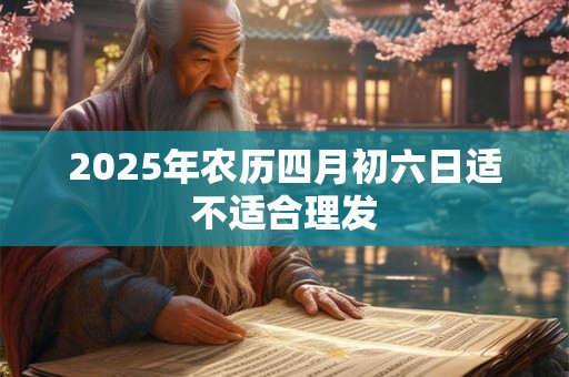 2025年农历四月初六日适不适合理发 2025年农历四月初六日适不适合理发
