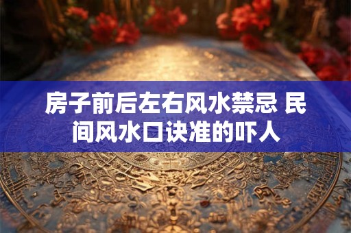 房子前后左右风水禁忌 民间风水口诀准的吓人