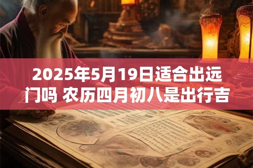 2025年5月19日适合出远门吗 农历四月初八是出行吉日吗