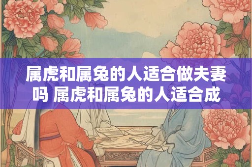 属虎和属兔的人适合做夫妻吗 属虎和属兔的人适合成为夫妻吗