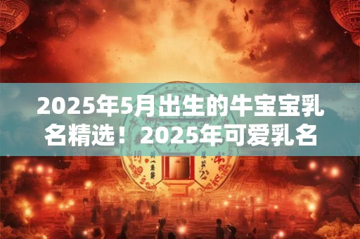 2025年5月出生的牛宝宝乳名精选！2025年可爱乳名推荐！