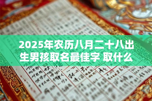 2025年农历八月二十八出生男孩取名最佳字 取什么名字好