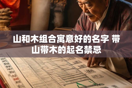 山和木组合寓意好的名字 带山带木的起名禁忌