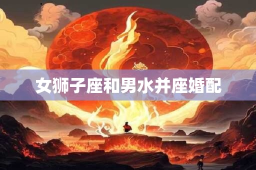 女狮子座和男水并座婚配
